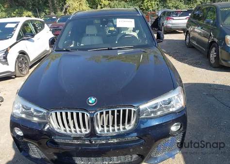 2016 BMW X3 xDrive35I z USA, uszkodzony, nr VIN 5UXWX7C57G0K36949
